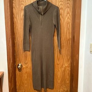 Calvin Klein sweater dress / camel color